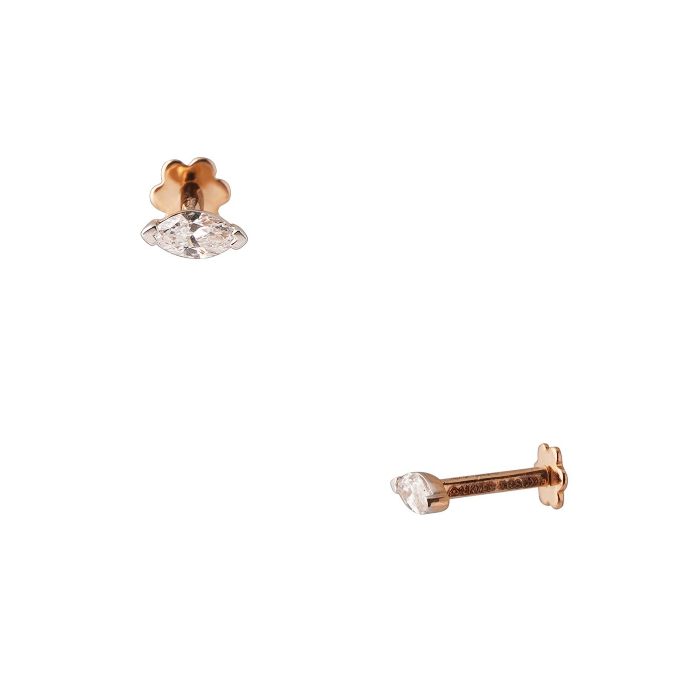 Diamond Nose Pins 18kt